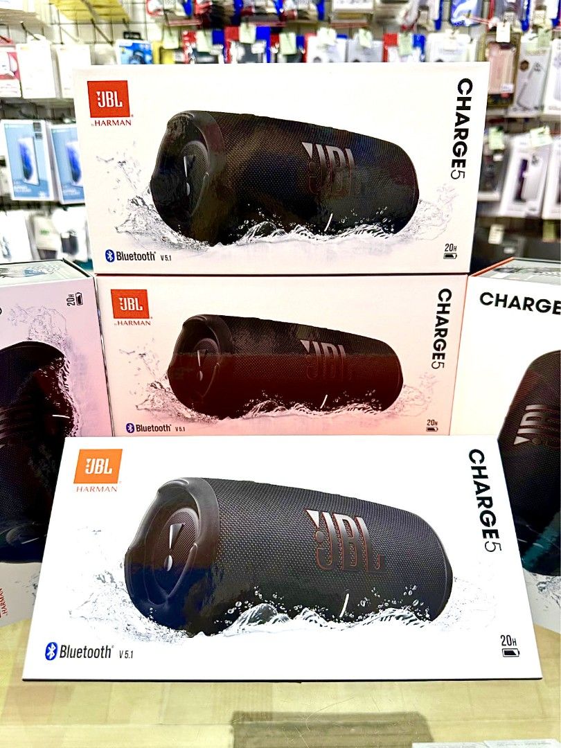 JBL Charger 5 With 1 Year Warranty By JBL Official, Audio, Soundbars ...