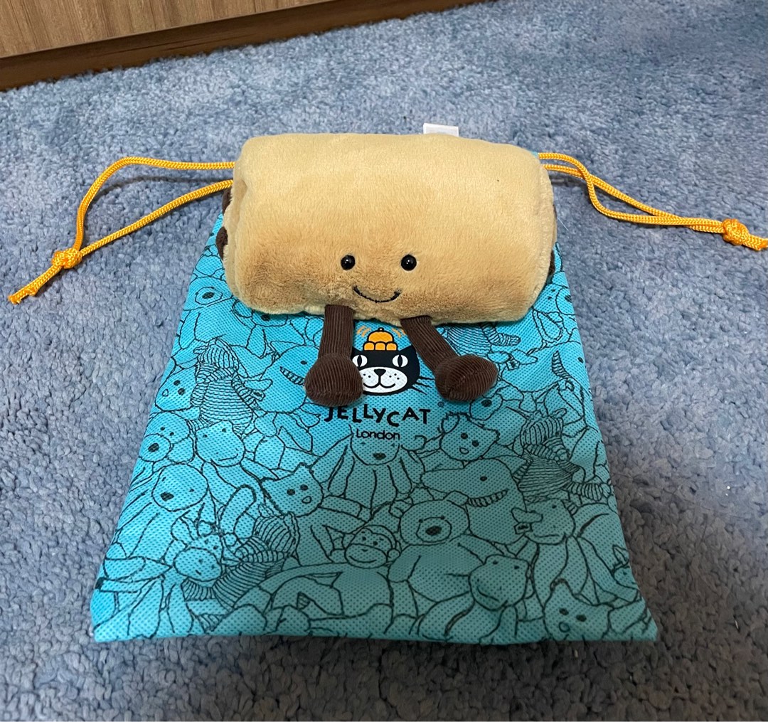 jellycat plushie (pain au chocolat), Hobbies & Toys, Toys & Games on ...