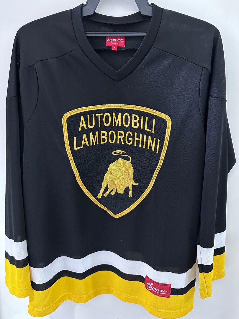 Supreme Automobili Lamborghini Hockey Jersey Black