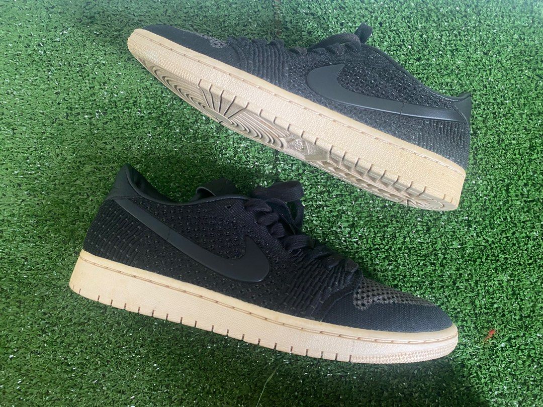 Jordan 1 retro low flyknit black guava ice online