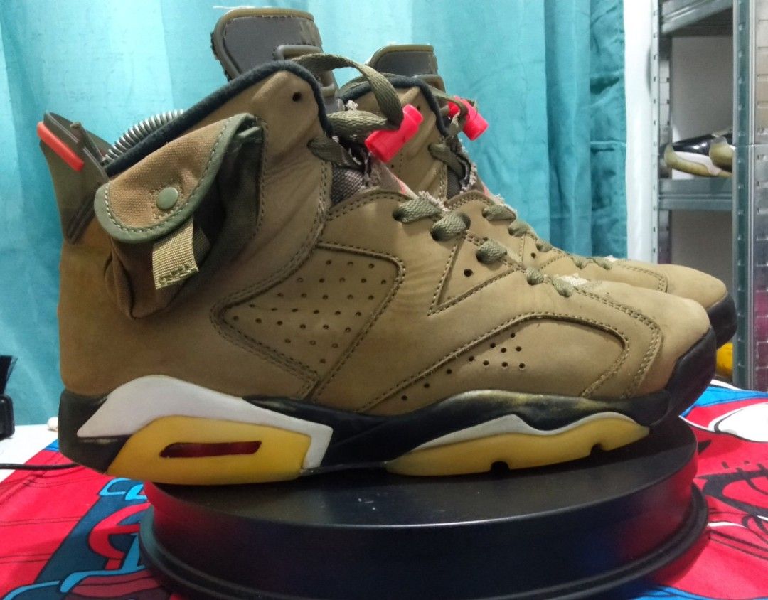 travis scott jordan 6 size 10