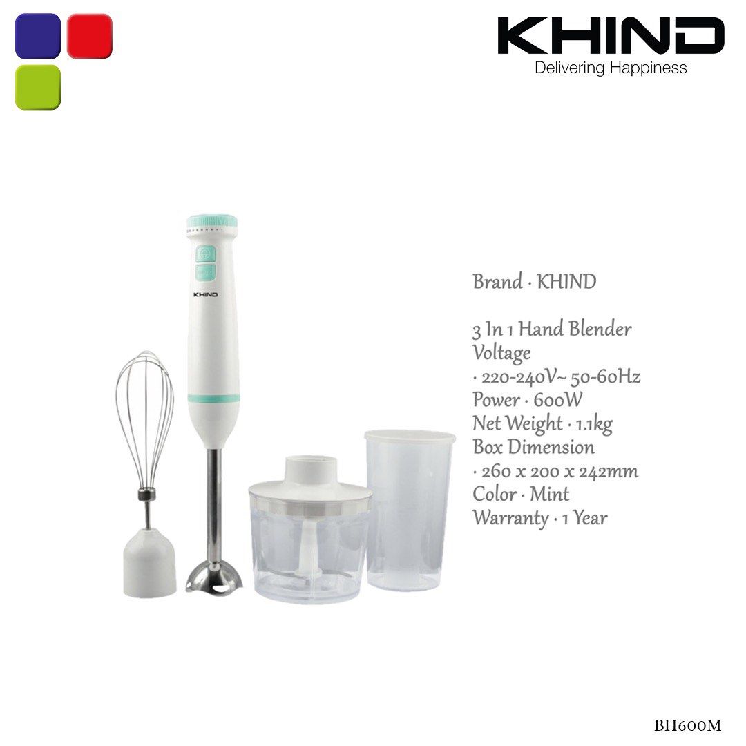 [New] Khind Hand Blender BH600M, TV & Home Appliances, Kitchen