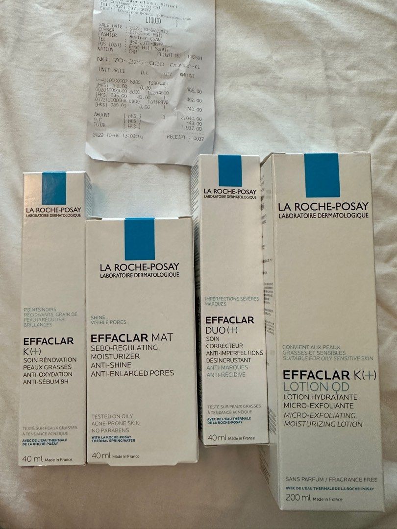 La Roche Posay effaclar essentials set, Beauty & Personal Care,