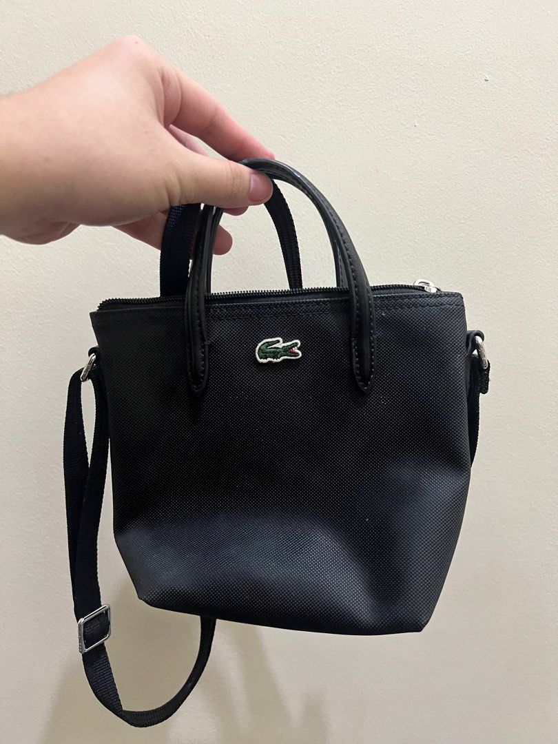 Lacoste mini sling bag deals