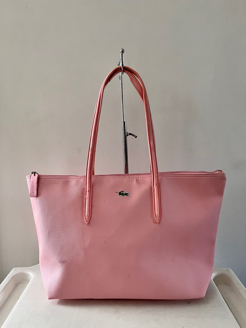 Lacoste pink bag sales