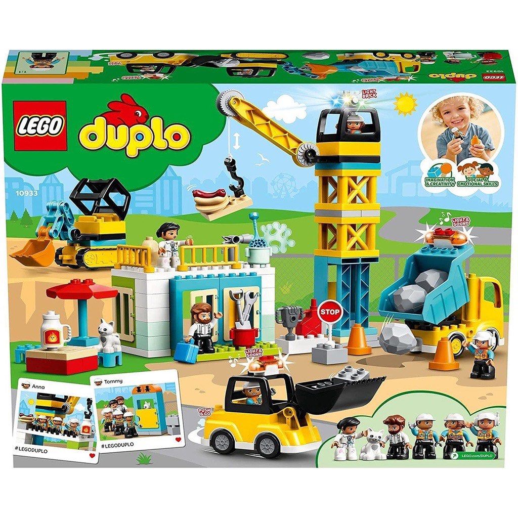 Lego duplo 10933 Tower Crane & Construction (PRE-ORDER), Hobbies & Toys ...