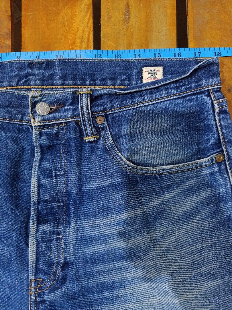 Levis 501 CT WHITE OAK SELVEDGE, Men's Fashion, Bottoms, Jeans on