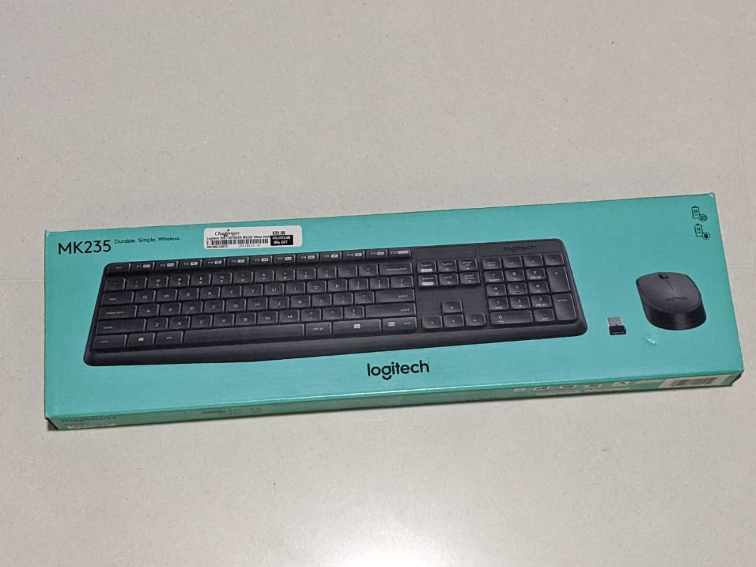 Logitech MK235 Wireless Keyboard and Mouse Combo With Number Pad
