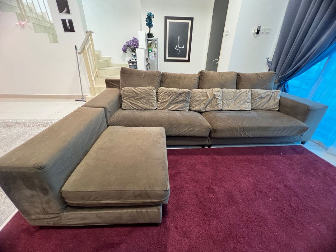 lorenzo L shape sofa, Furniture & Home Living, Furniture, Sofas on