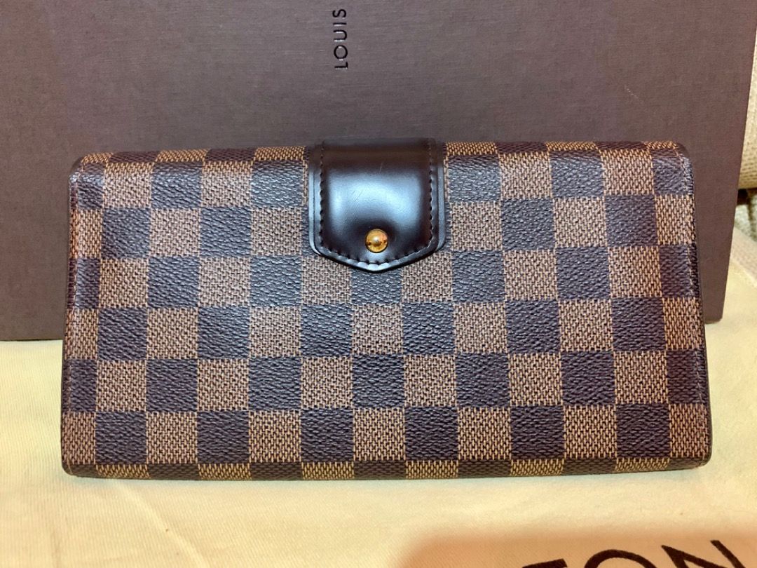 Louis Vuitton Sistina Portefeuille Wallet in Damier Ebene, Luxury, Bags &  Wallets on Carousell