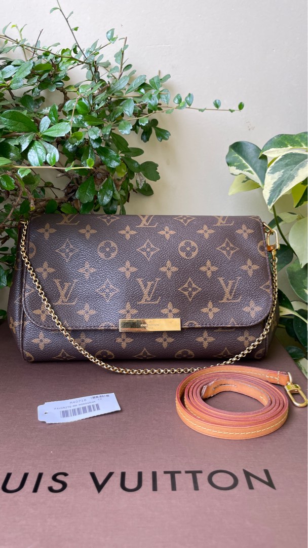 Louis Vuitton Favorite Monogram Mm, Luxury, Bags & Wallets on