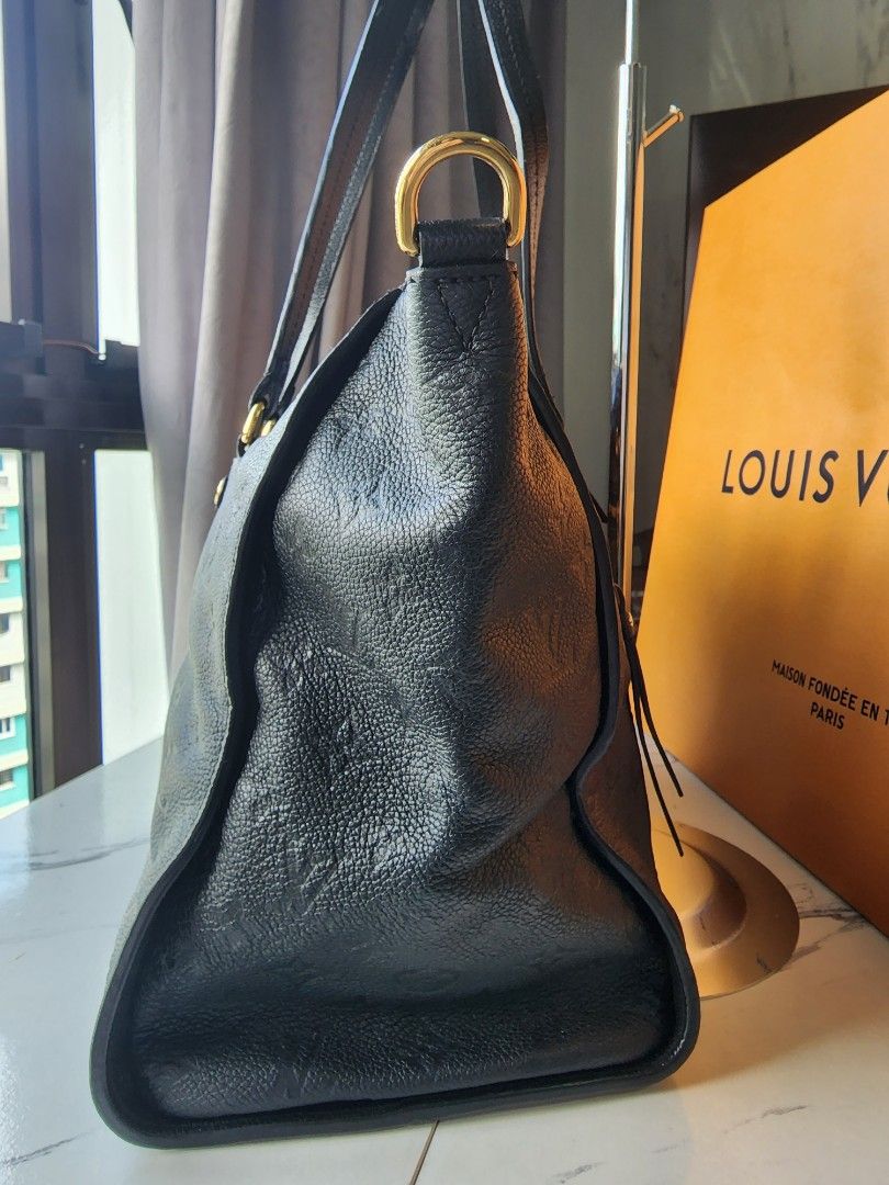 Louis Vuitton Monogram Empreinte Lumineuse Brown Leather Pony
