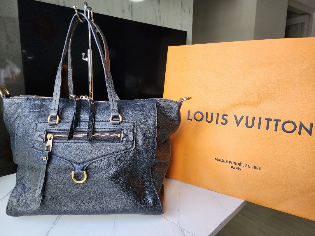 Louis Vuitton Lumineuse PM Bordeaux Monogram Empreinte handbag