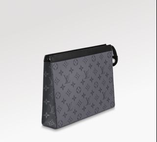 POCHETTE VOYAGE MM LV Felt Insert Chain Sling Leather Strap Convert t :  Bag & Wallet - Qoo10