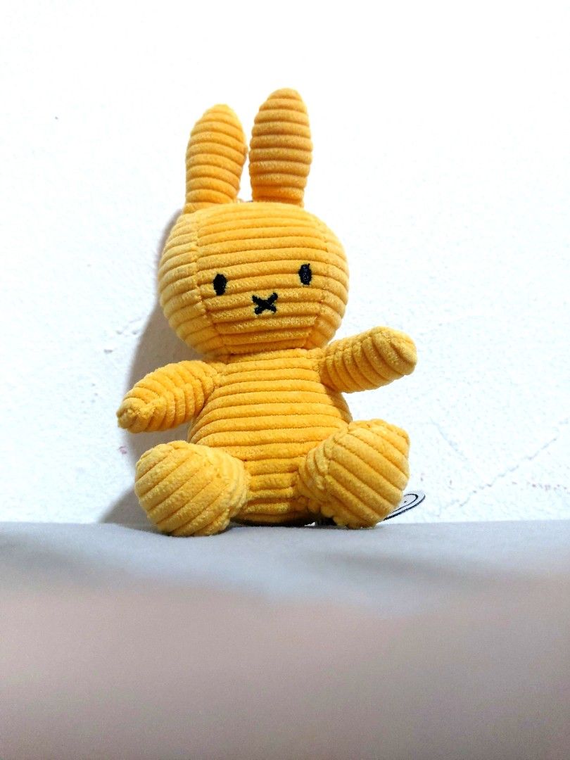 miffy corduroy keychain 10cm