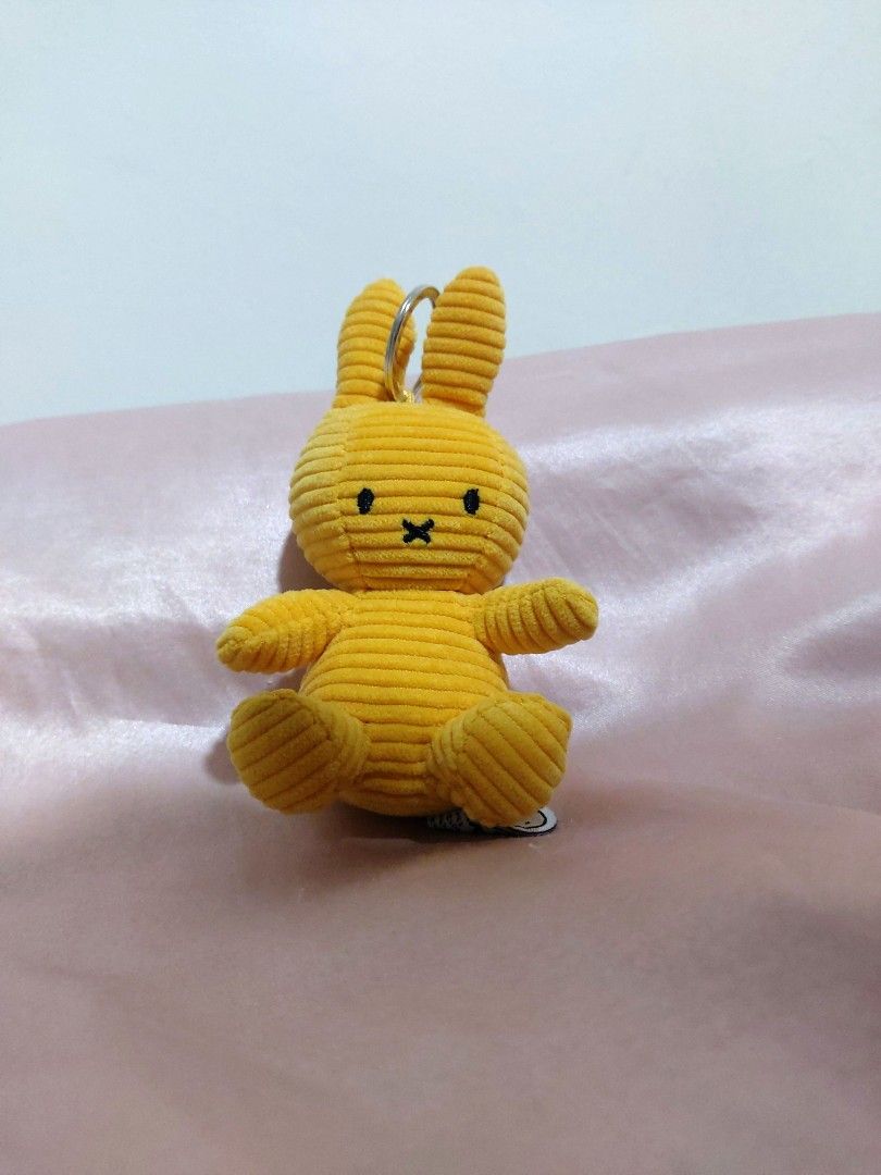 Miffy Corduroy Yellow Keychain (10cm), Hobbies & Toys, Toys & Games on ...