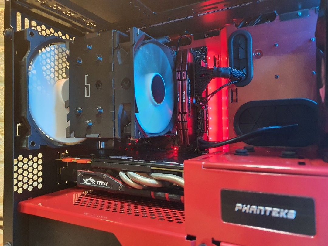 MINI ITX GAMING PC Desktop Comluter Workstation Budget RGB i5/Gtx 980ti