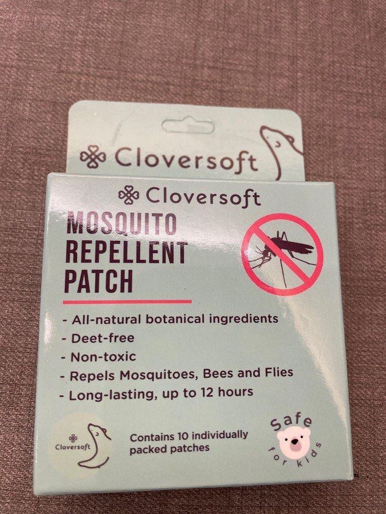 BN authentic cloversoft mosquito repellent patch 10 pcs, Health ...