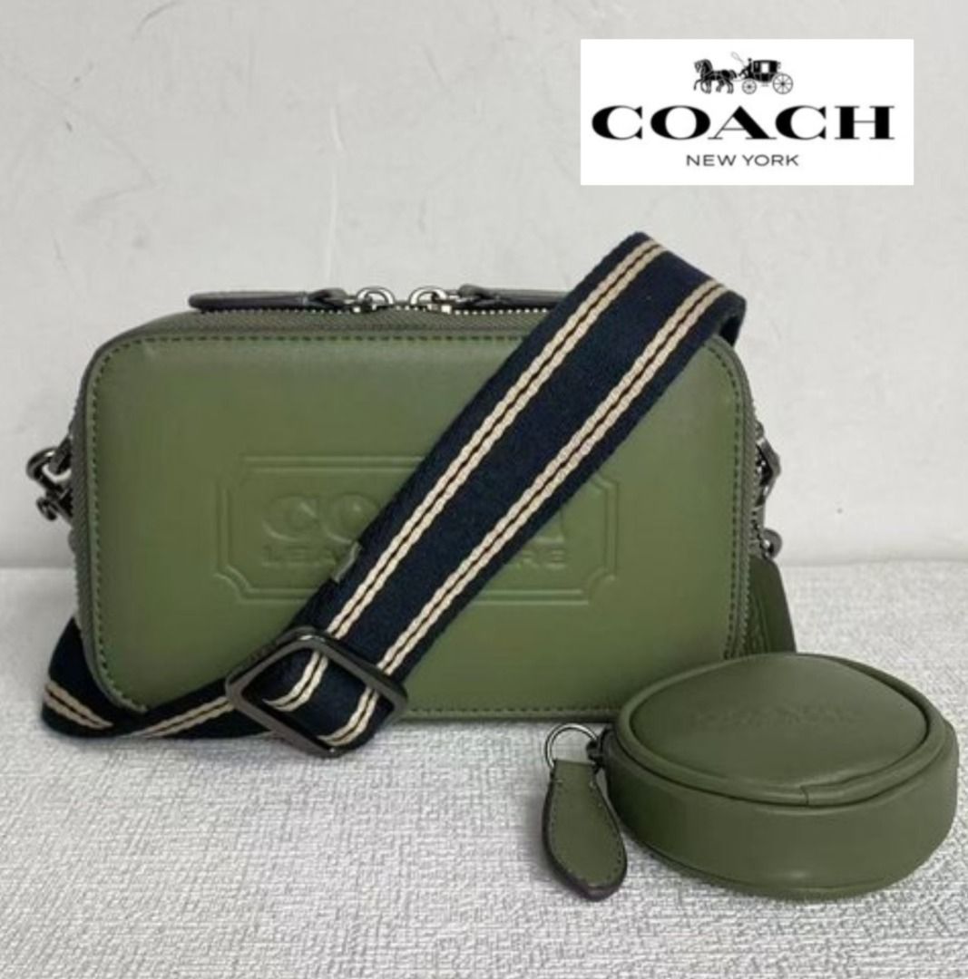 Coach Men's Charter Slim Crossbody Bag -  Green One-Size