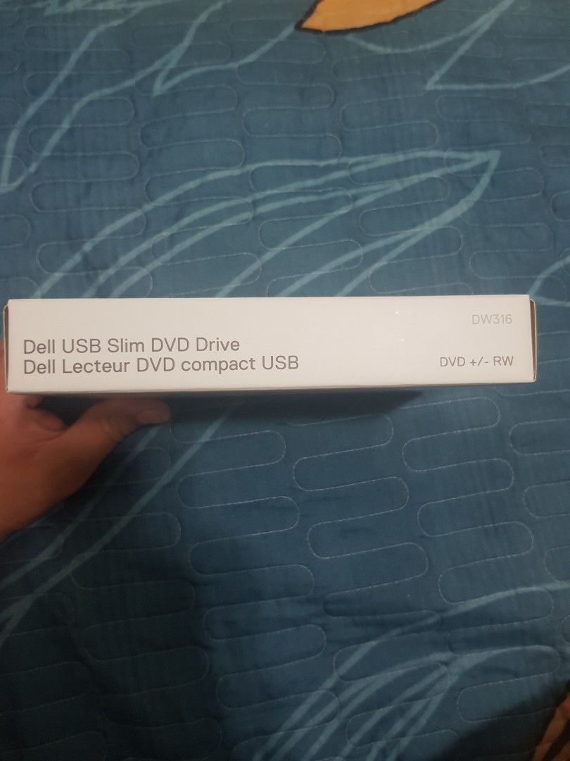 USB slim dvd drive lecteur dvd drive compact usb dvd rw dell new