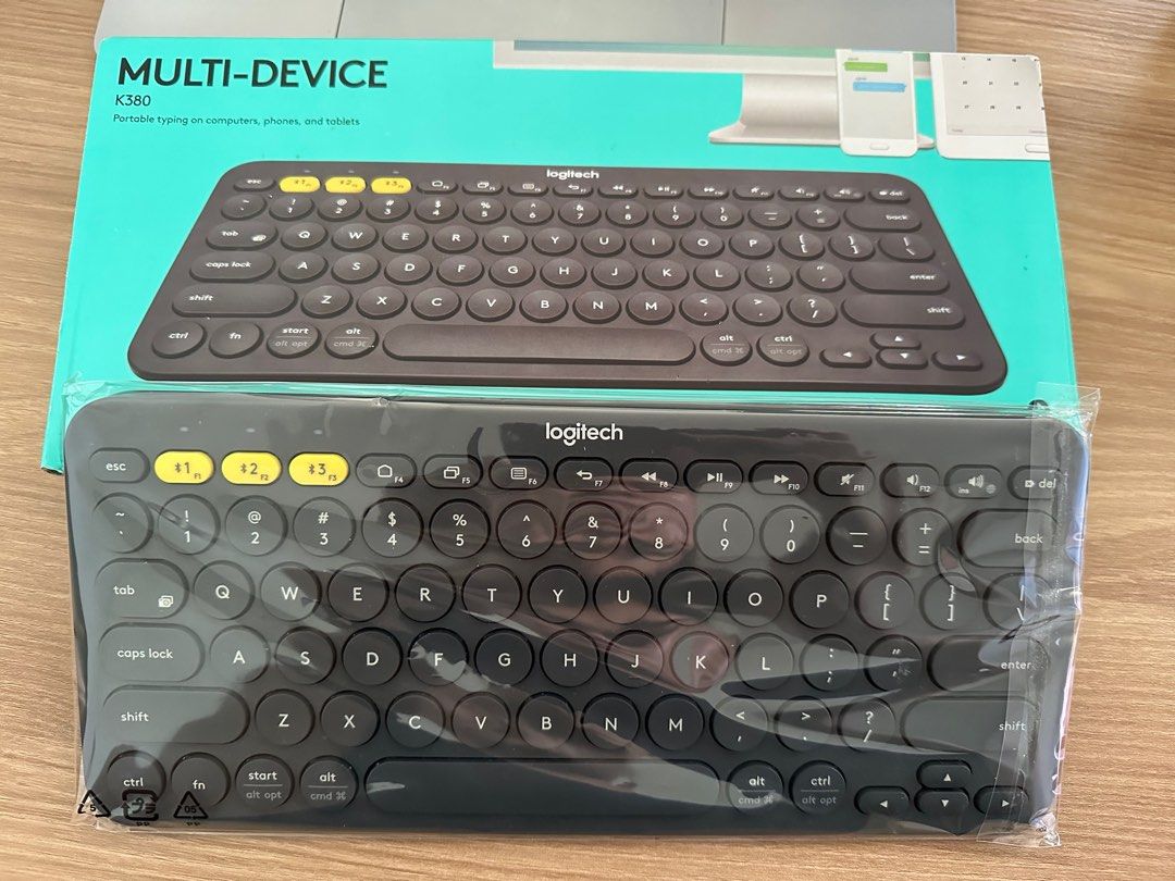 New Logitech K380 Keyboard Keyboard Bluetooth Multi Device Electronics Computer Parts 5801