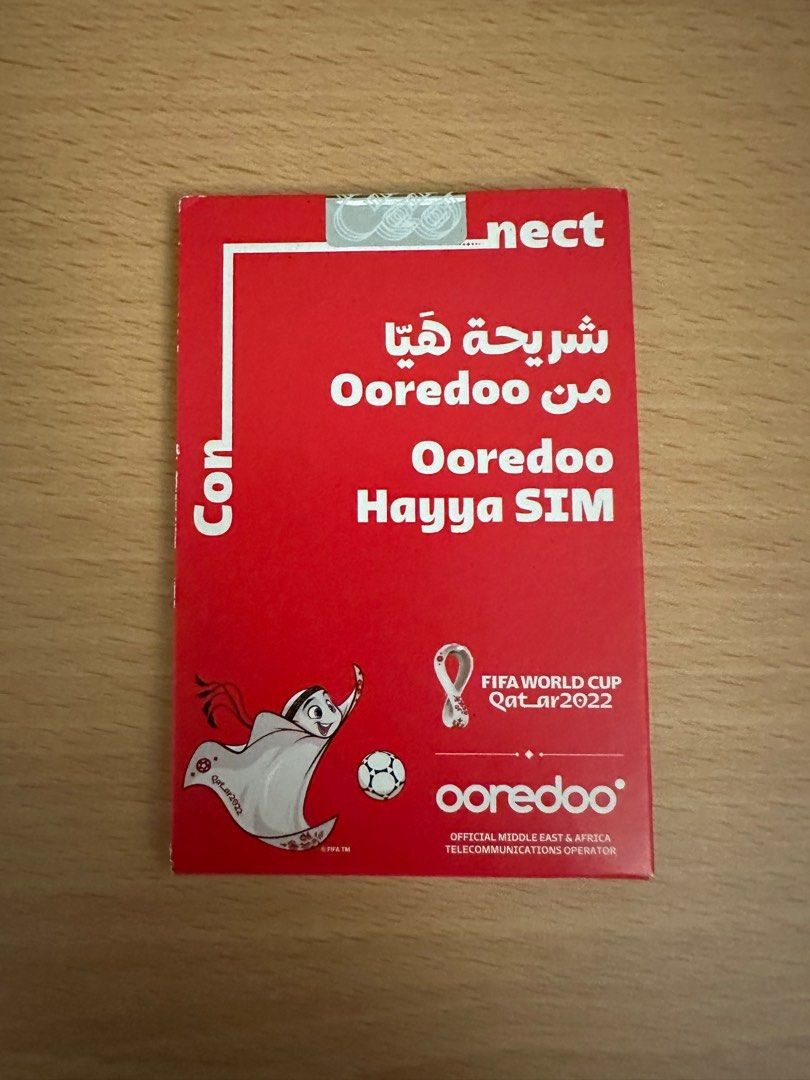 [New] Qatar World Cup Ooredoo 2GB SIM card, Mobile Phones & Gadgets
