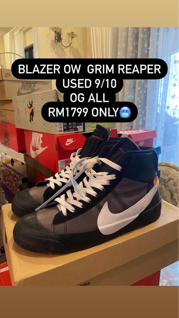 Nike Blazer offwhite grim reaper Men s Fashion Footwear