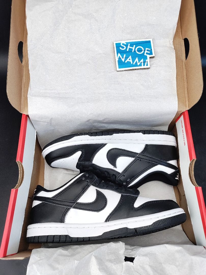 Nike Dunk Low (GS) 'Panda' (Size 5W/6.5W) (Category: Sneakers) located in Pasig City. Submitted by shoenamiph (Listing ID 1204110175, Image 1). Description: Buy with confidence: > Instagram: 134K Followers / Facebook: 128K Likes > Website: www.shoenami.com.ph (450+ 5-Star Product Reviews) > Carousell / OLX / Sulit Member Since 2010 Nike Dunk Low (GS) 'Panda' Women's US Size: 5, 6.5 Php 16,395 Brand New / 100% Guaranteed Authentic / Complete with 