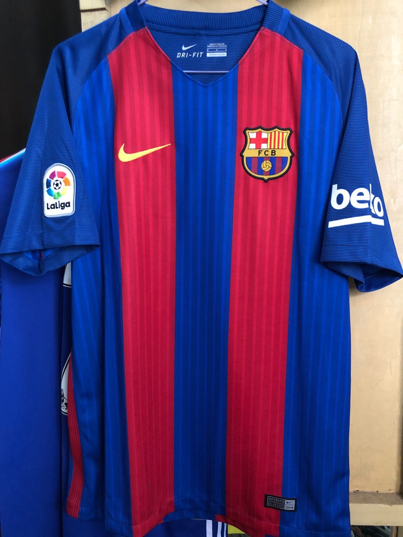 Nike FC Barcelona 2016/17 Home Football jersey, Men's Fashion