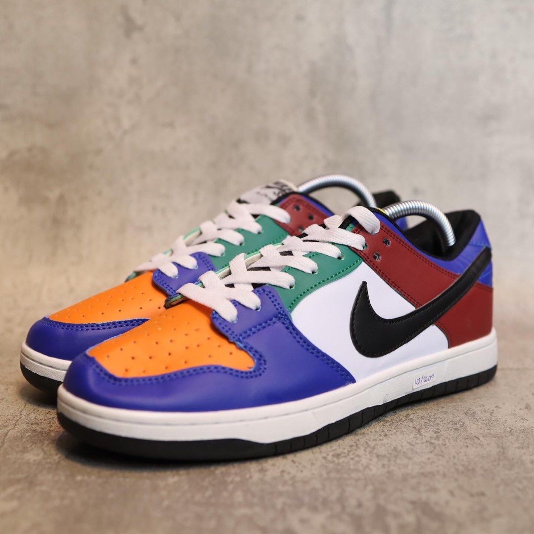 dunk low multicolor