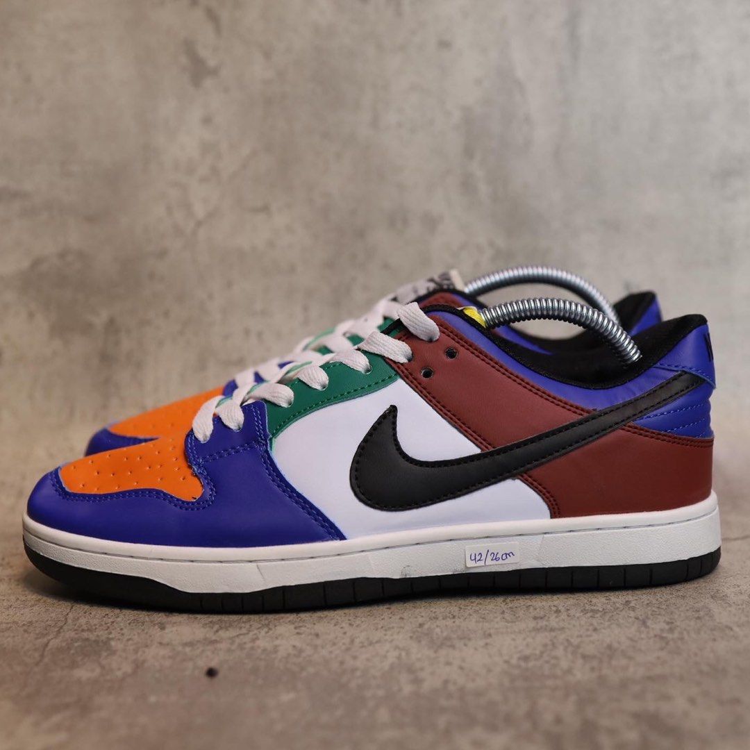multicolor nike dunk low