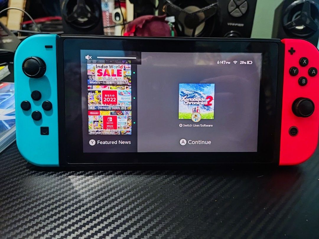 Nintendo Switch V2 ( Complete with Box)PORT KLANG, Video Gaming, Video