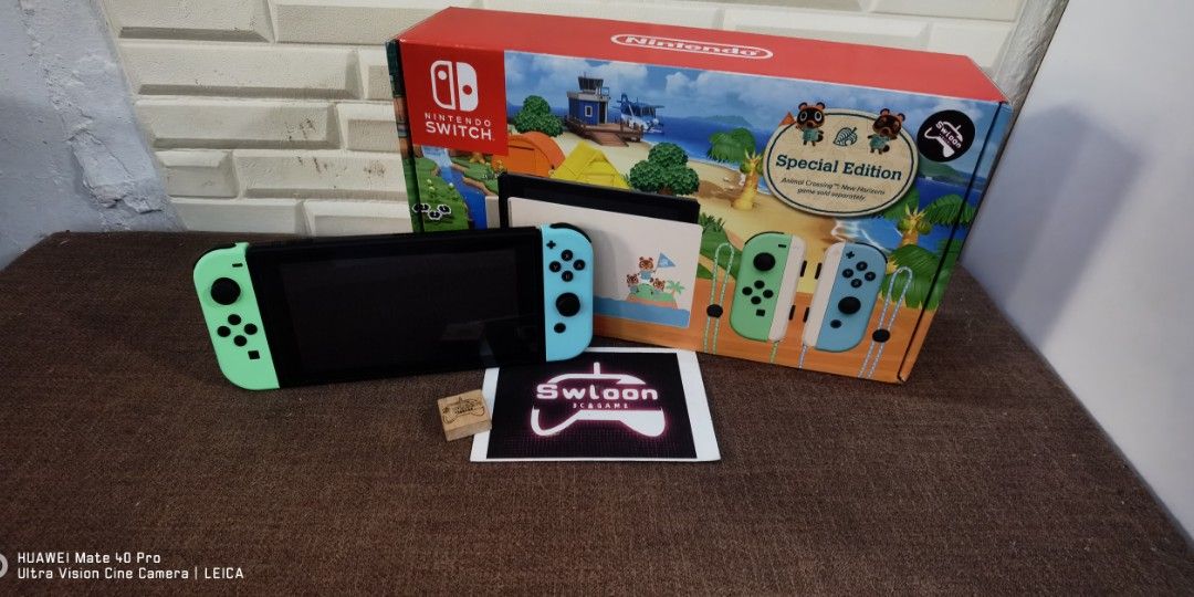 Nintendo Switch v2 Animal Crossing Edition used