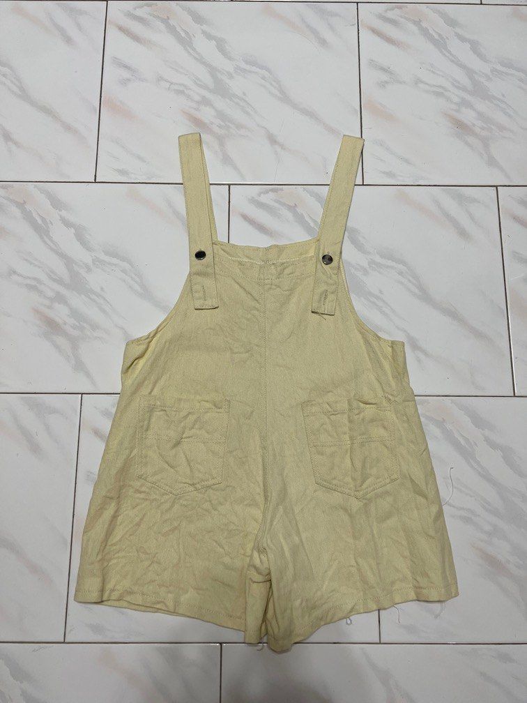 Oat Denim Jumpsuit, Women's Fashion, Dresses & Sets, Jumpsuits on Carousell