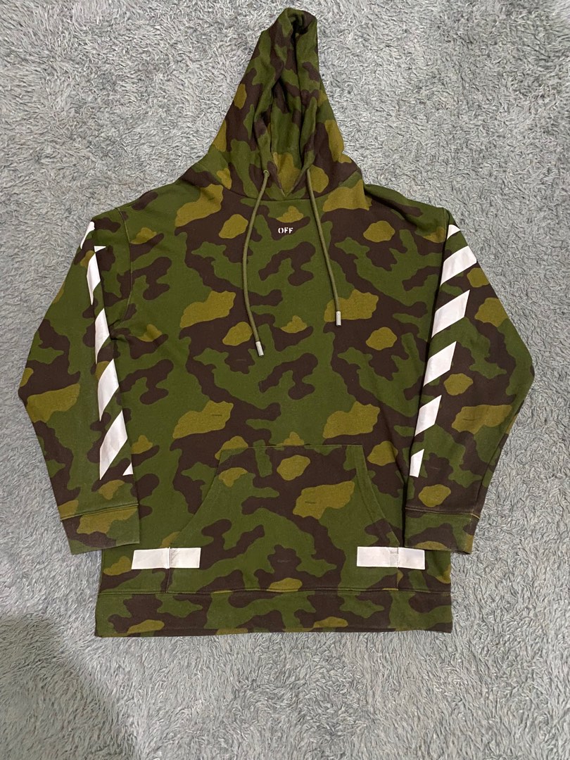 Off white top camouflage sweater