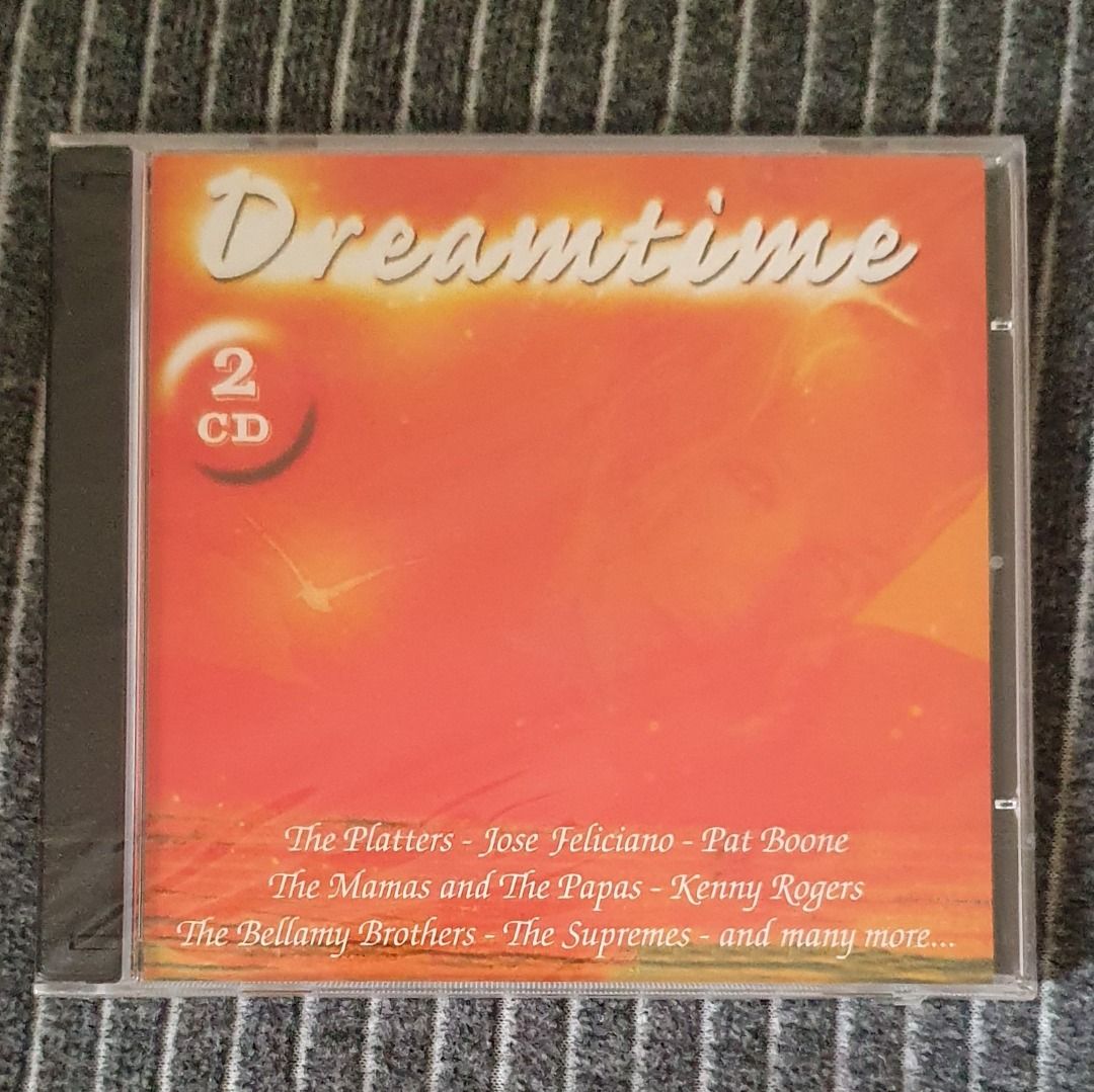 FREE 🌟🌟 [2CD Oldies] Various Artists Compilation - Dreamtime (2001) (Category: CDs & DVDs) located in Singapore. Submitted by strangecell (Listing ID 1203966786, Image 1). Description: Thank you for your interest. Get it free with any one item purchase! Please make an offer on the item you would like to buy FIRST 😊🙏 Many more Various Genres: https://www.carousell.sg/p/1253907759 Electronic Dance, EDM, DJ Mix: https://carousell.com/p/103578490