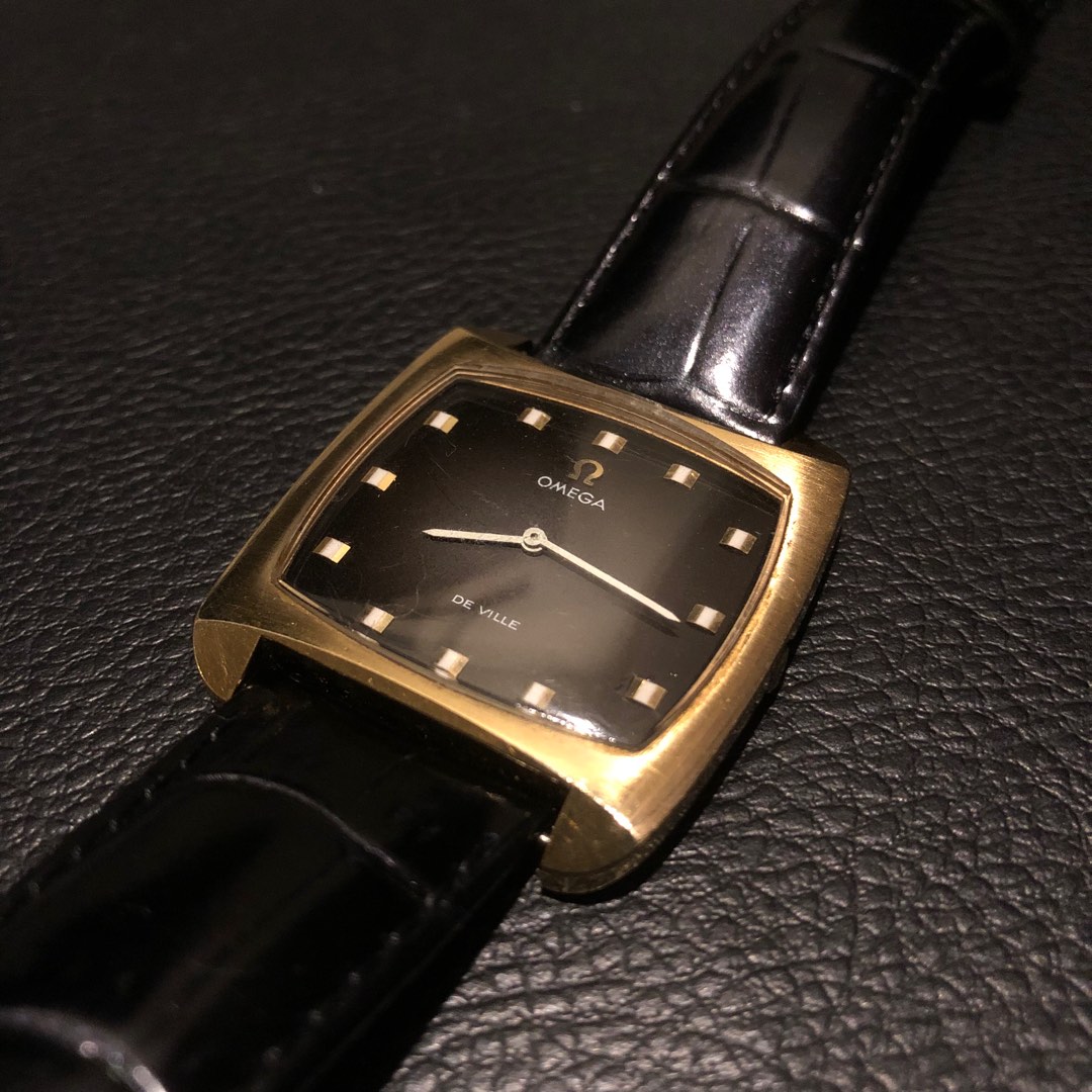 Omega De Ville Rare Ref. 111.100 TV Case, Luxury, Watches on Carousell