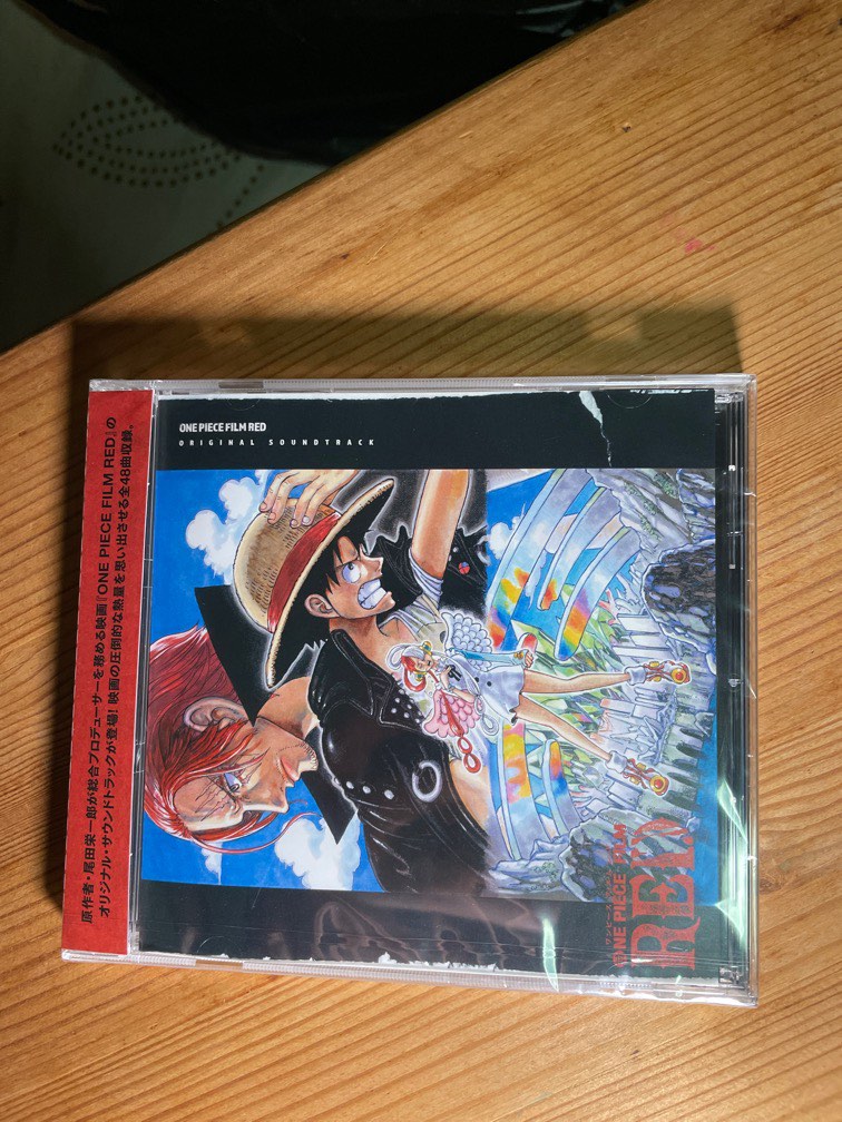 ONE PIECE FILM RED Original Soundtrack (CD) + Tokuten, Hobbies & Toys