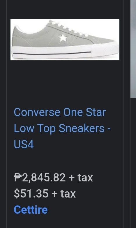ORIGINAL CONVERSE 6k for 2
