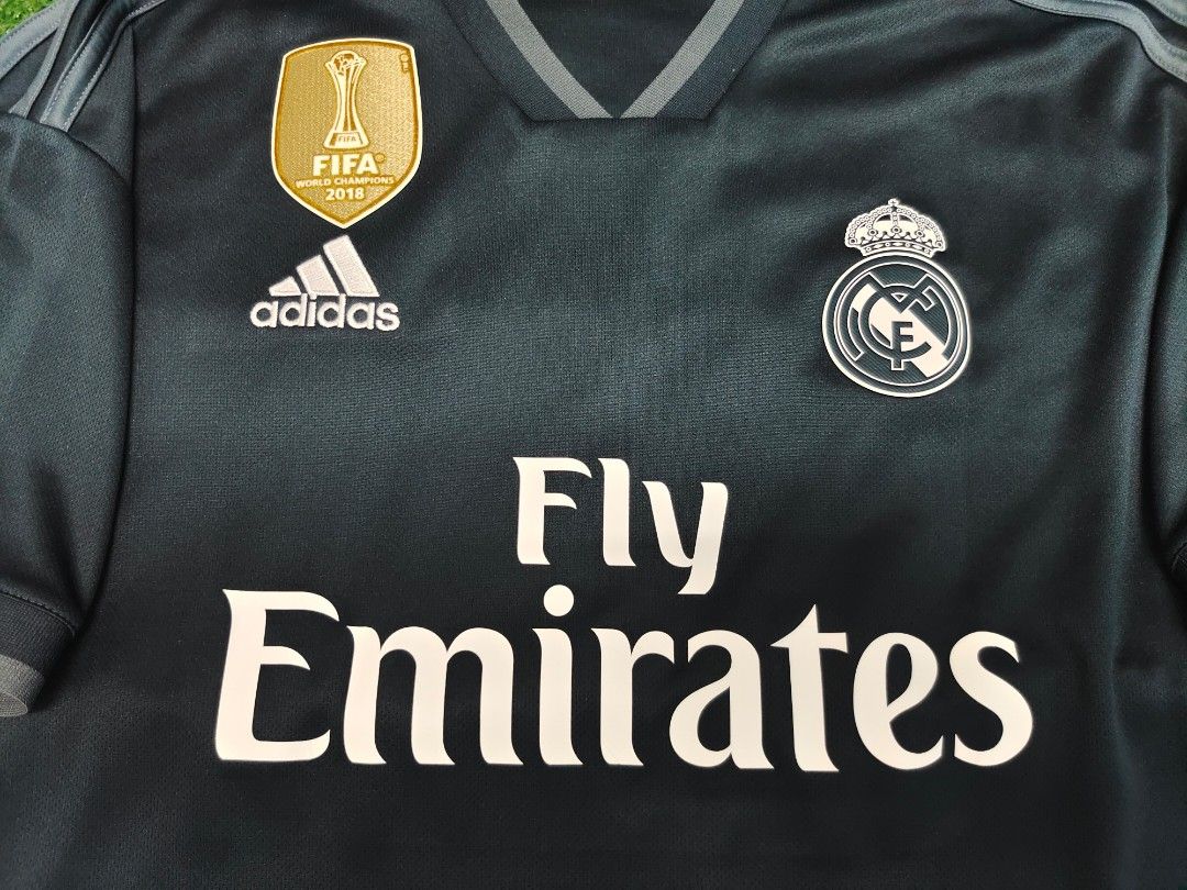 REAL MADRID 2014 2015 RONALDO 7 AWAY BLACK SHIRT (Excellent) L –  Foot-Jerseys