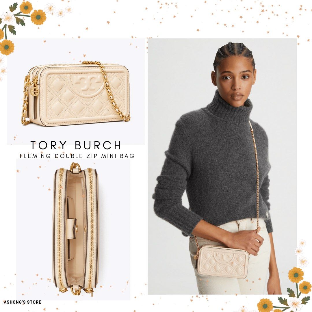 Tory Burch Fleming Backpack, Luxury, Bags & Wallets on Carousell