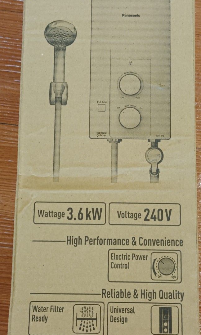 Panasonic Non Jet Pump Standard Water Heater, TV & Home Appliances
