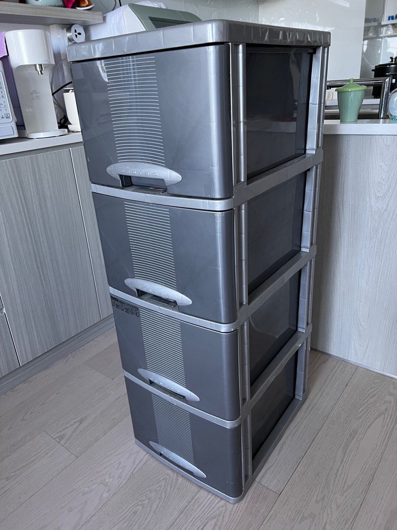 Plastic Drawers, 傢俬＆家居, 傢俬, 書櫃、櫃子及架 Carousell