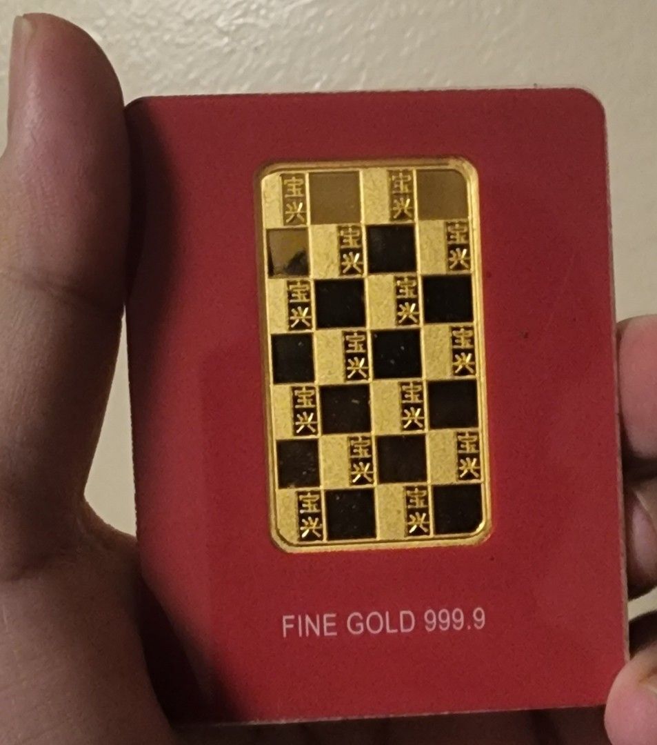 Poh Heng 50g 999 Gold Bar With original receipt Luxury Accessories on Carousell