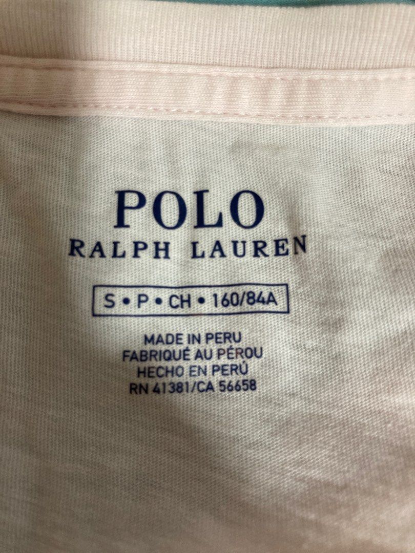 Polo Ralph Lauren Tshirt in baby pink, Women's Fashion, Tops, Blouses on  Carousell