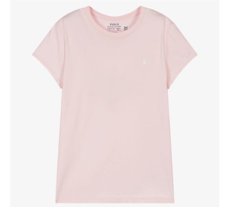Vintage Ralph Lauren Polo All Stars pink baby tee