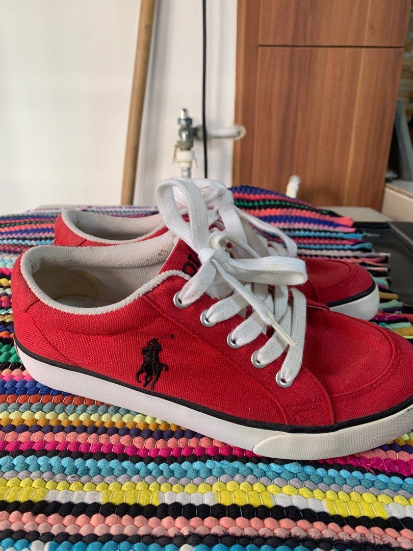 Red polo sneakers online