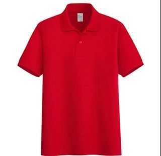 Polo Shirt Merah Terang