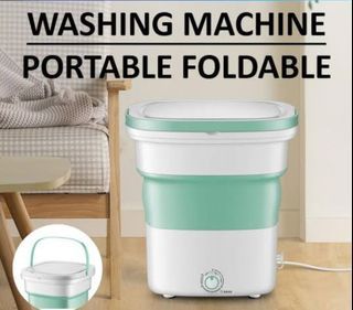 Portable foldable washing machine