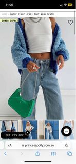 Princess Polly maple flare jeans